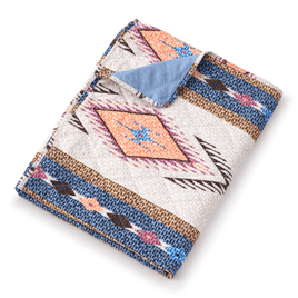 Greenland Home Fashions(tm) Cheyenne Reversible Quilted Throw Blank