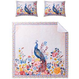 Greenland Home Fashions™ Huntington Garden Peacock Quilt Set