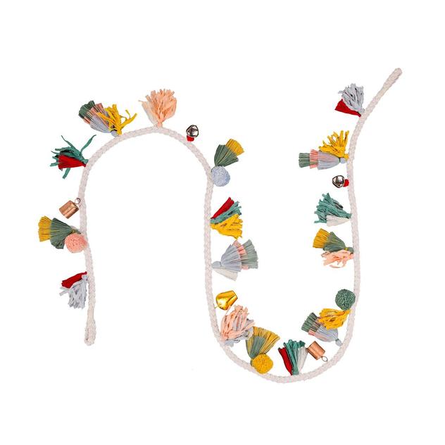 National Tree 72in. Tassel & Bell Garland