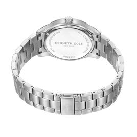 Mens Kenneth Cole® New York Silver/Grey Dial Watch - KCWGG2234503
