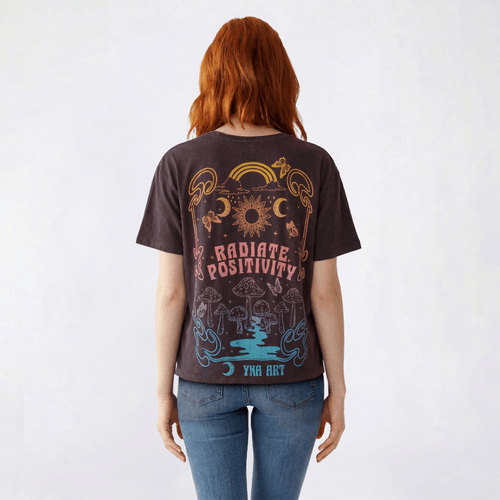 Juniors Plus Attitude Not Included Embroidery Discharge Print Top