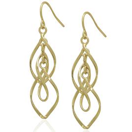 Gianni Argento 14kt. Gold Plated Multi-Drop Spiral Earrings