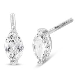 Haus of Brilliance White Gold 1/2ctw. Lab Grown Diamond Earrings