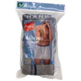 Mens Hanes® Ultimate 4pk. Core Boxer Brief - Blue/Grey