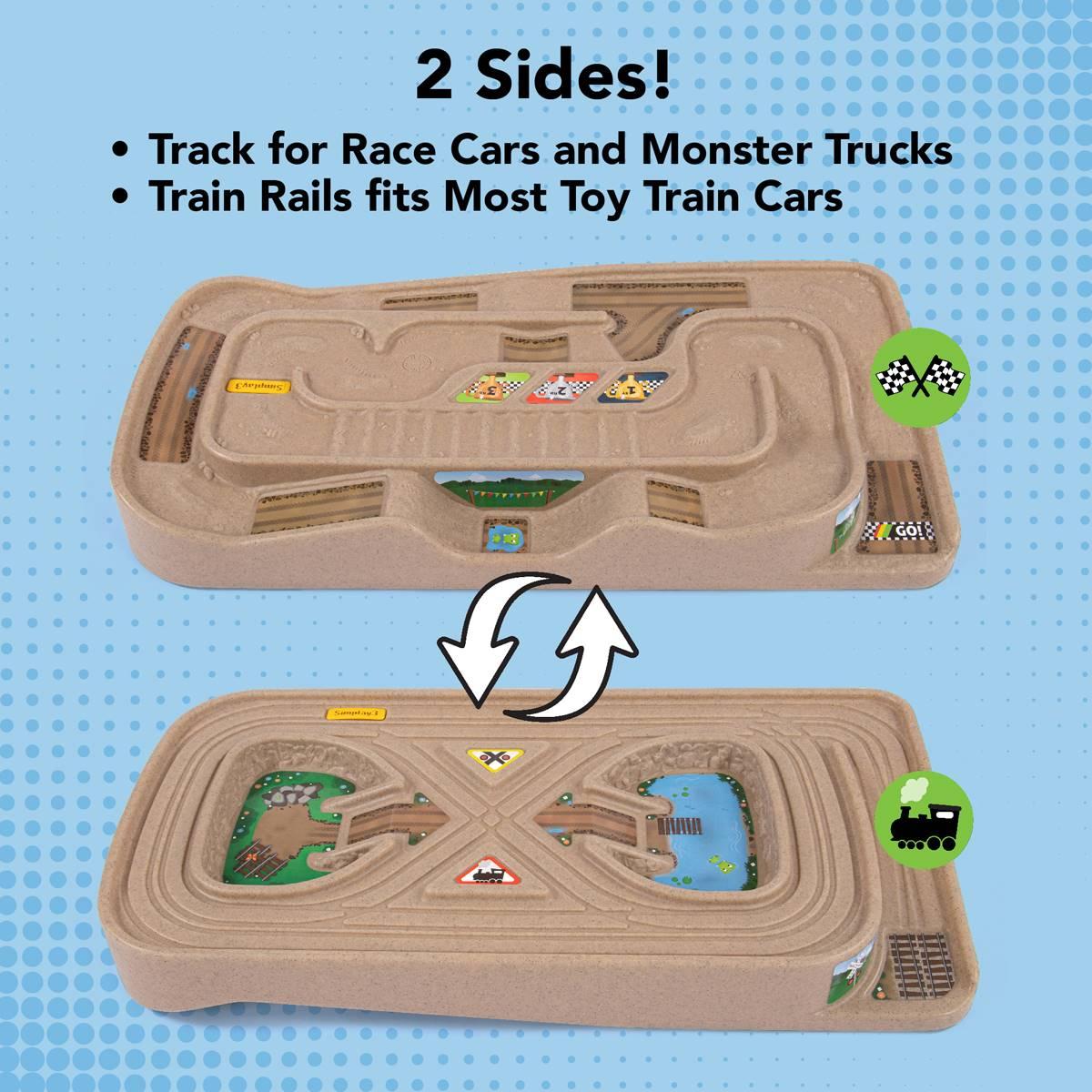 Simplay3 Carry & Go Toy Car and Train Track Table