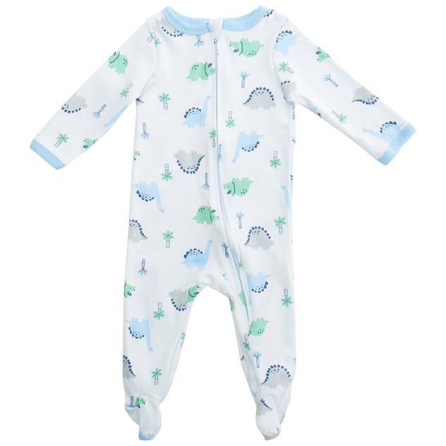 Baby Boy (NB-9M) baby views® Dino Palm Tree Zip Sleep & Play