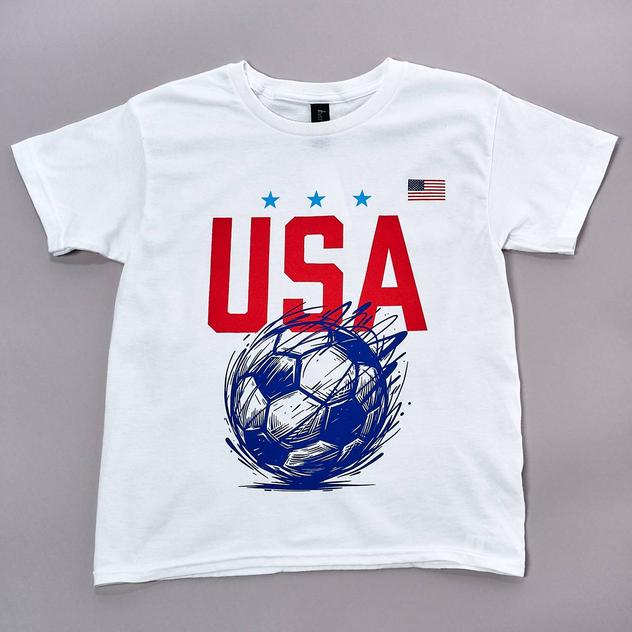 Boys (8-20) Tailgate USA Scribble Soccer Tee