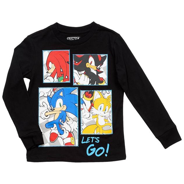 Boys (4-7) Sonic™ The Hedgehog & Friends Long Sleeve Tee - Black