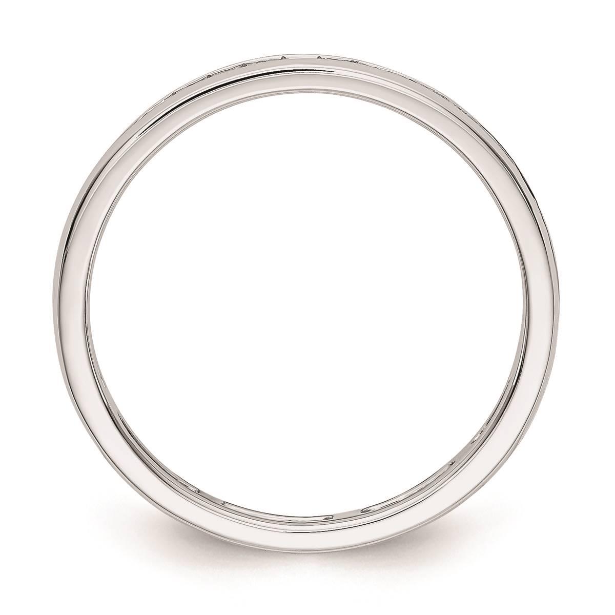 Pure Fire 14kt. White Gold Lab Grown 1/2ctw. Eternity Band