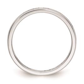 Pure Fire 14kt. White Gold Lab Grown 1/2ctw. Eternity Band