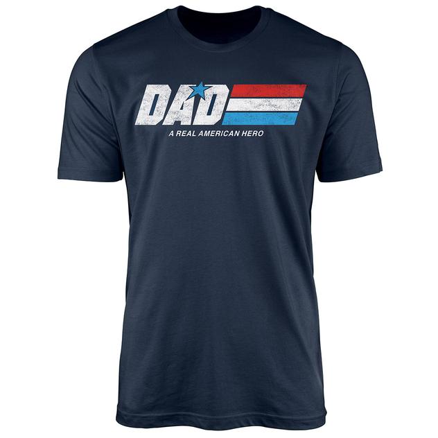 Mens Dad American Hero Short Sleeve Tee