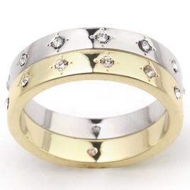 Ashley Cooper(tm) Two-Tone Starburst Stacking Band