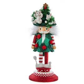 Kurt Adler 14in. Hollywood Nutcrackers Cats In Hat Nutcracker