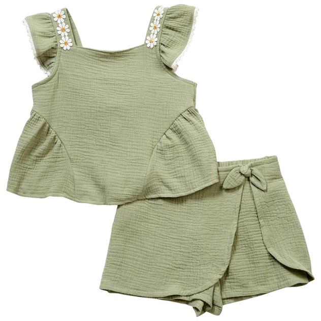 Girls (4-6x) Kids Headquarters® 2pc. Floral Tank w/ Skort Set