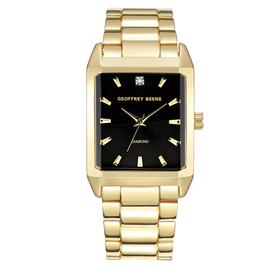 Mens Geoffrey Beene(R) Diamond Dial Bracelet Watch - GBA0046GD