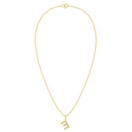 Nova Star® Gold-Plated Lab-Grown Diamond Initial E Pendant