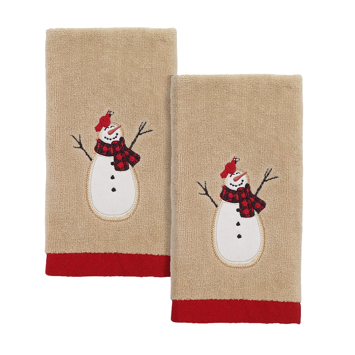Avanti Snowmen Gathering Bath Towel Collection