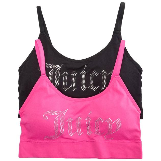 Juniors Juicy Couture 2pk. Bralettes with Rhinestones JC6871-2PKE
