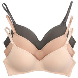 Womens René Rofé® 3pk. Weekender Bras B26009H3-CTRC
