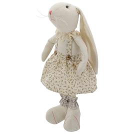 Northlight Seasonal Girl Easter Bunny w/ Floral Dress Figurine