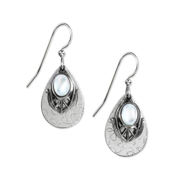 Silver Forest Silver Filigree Teardrop Drop Earrings