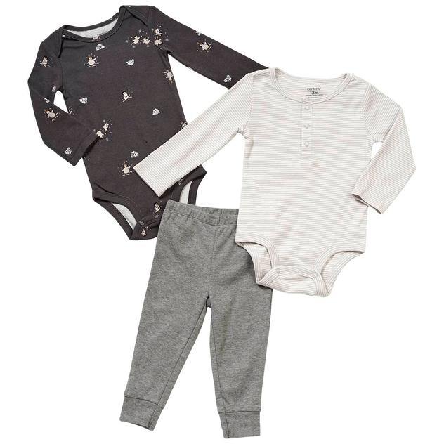 Baby Boy (NB-24M) Carter’s® 3pc. Penguins/Stripe Bodysuits/Pants
