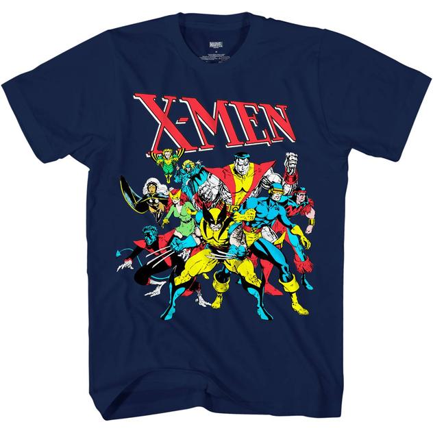 Young Mens Marvel X-Men Team Graphic Tee