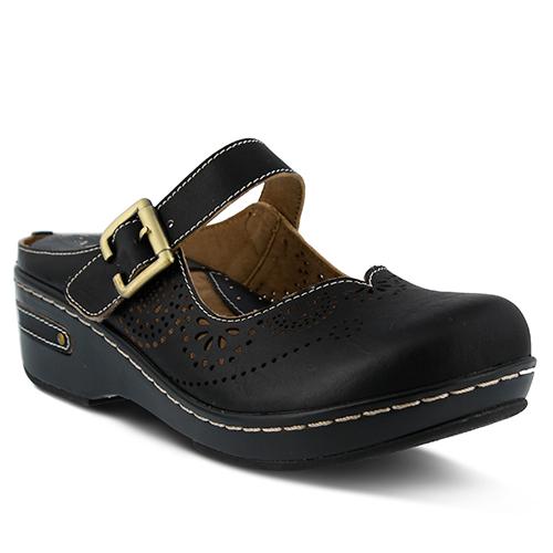 Womens L'Artiste by Spring Step Aneria Clogs-Black