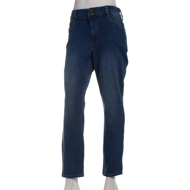 Womens Faith Jeans Double Stack High-Rise Butt Lift Ankle Jeans