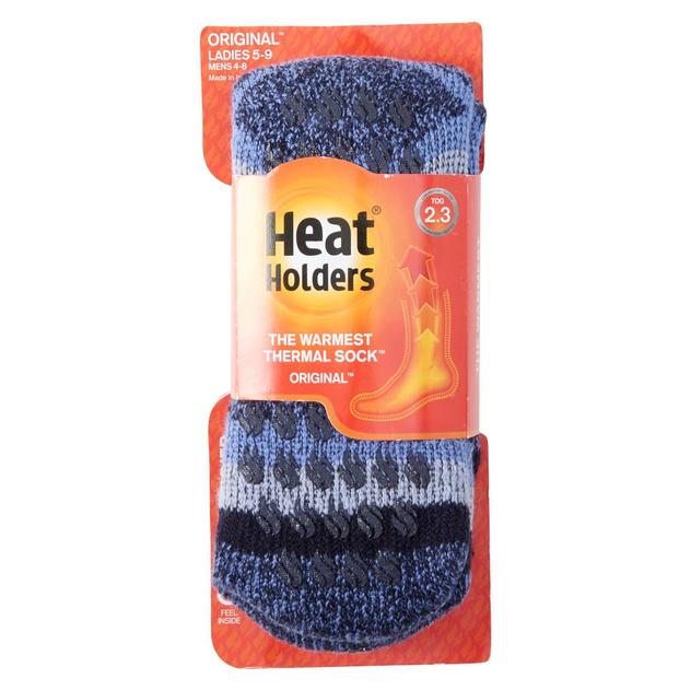 Womens Heat Holders® Petunia Original Stripe Crew Slipper Socks
