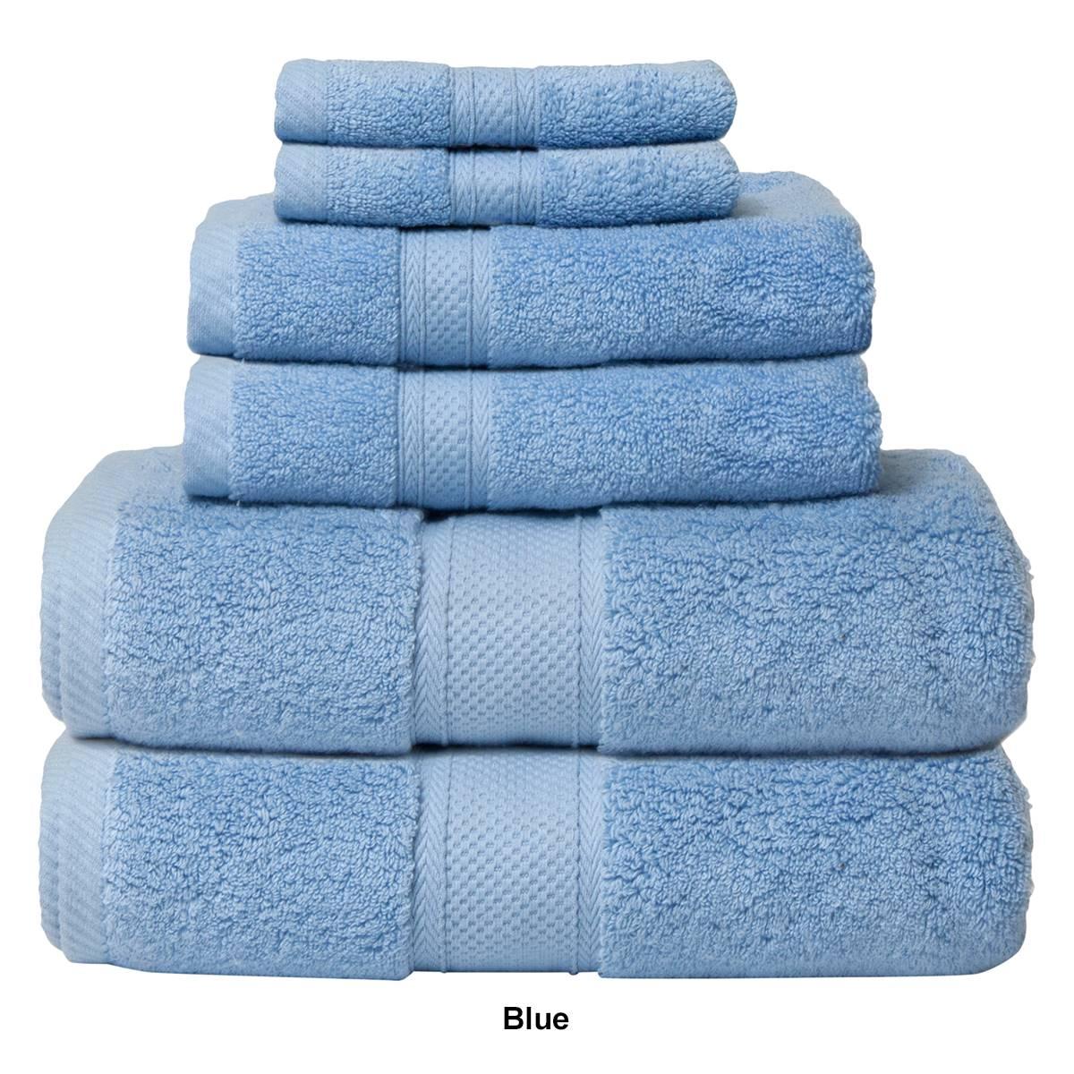 Zero Twist Hotel 6pc. Bath Towel Set