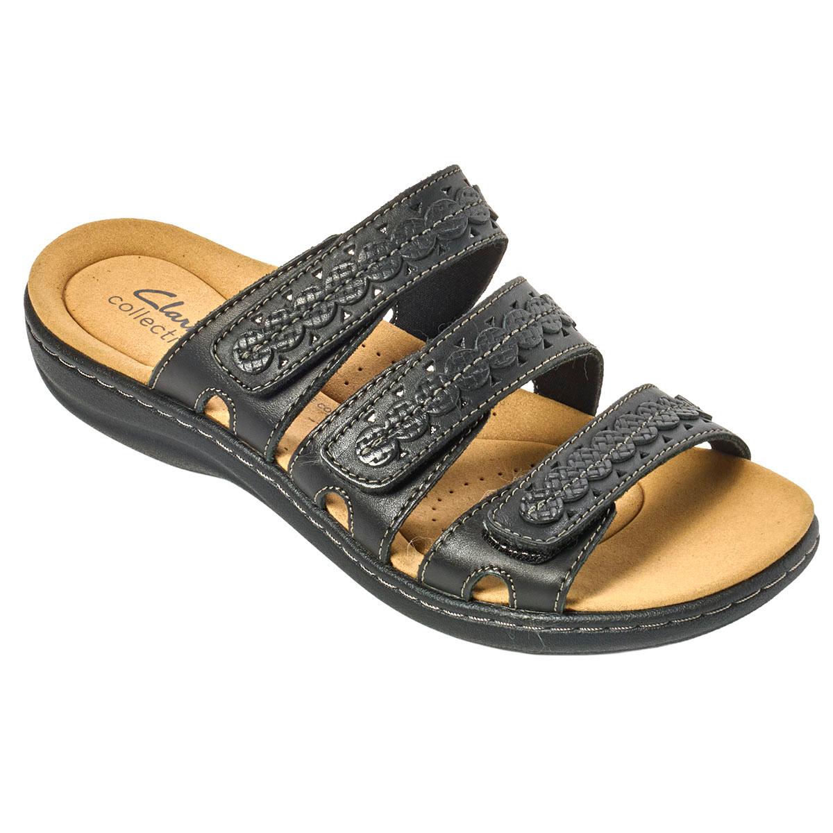 Womens Clarks Laurieann Cove Black Sandals