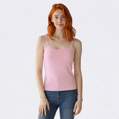 Juniors Cotton Candy Butter Soft Padded Shelf Bra Camisole