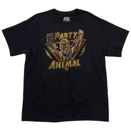 Young Mens Star Wars Chewbacca Party Animal Graphic Tee