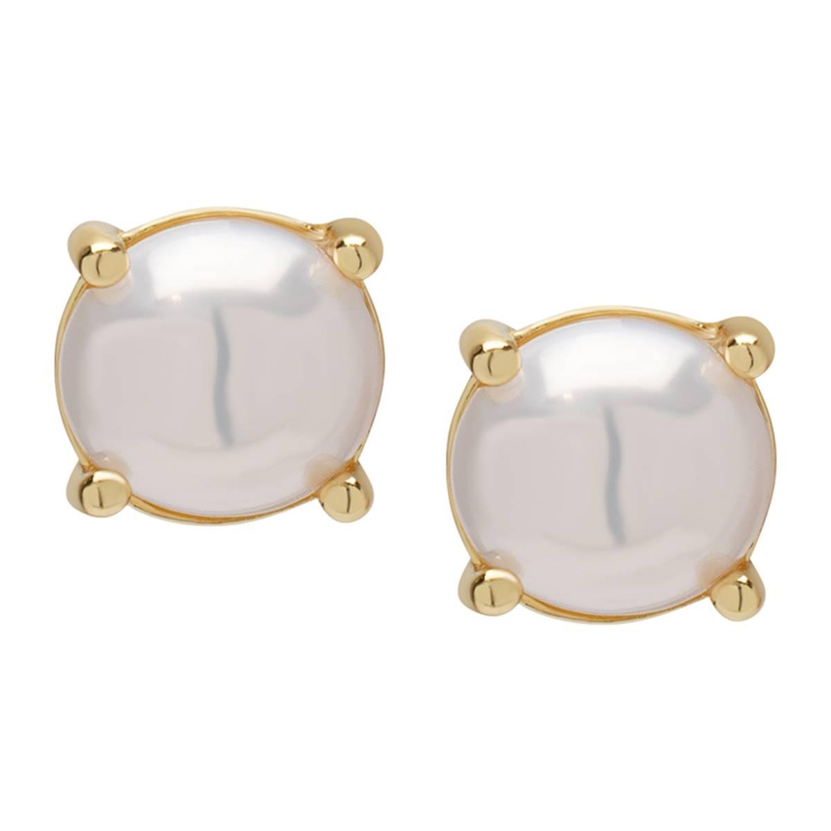 14kt. Gold over Sterling Silver Pearl Stud Earrings