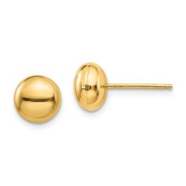 Gold Classics(tm) 14k Polished 8mm Button Post Earrings