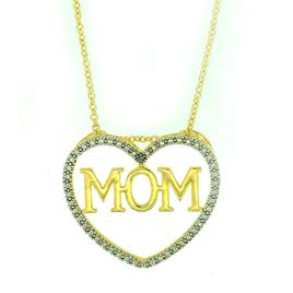 Accents by Gianni Argento Diamond Accent MOM Pendant Necklace