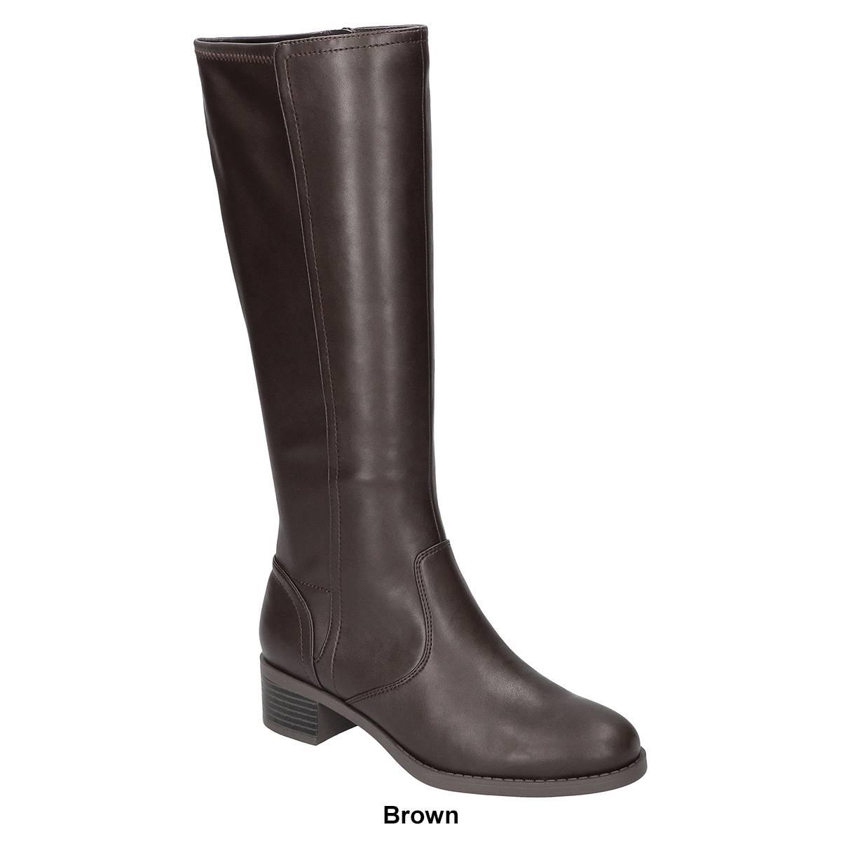 Womens Easy Street Tucker Tall Boots - Wide Calf