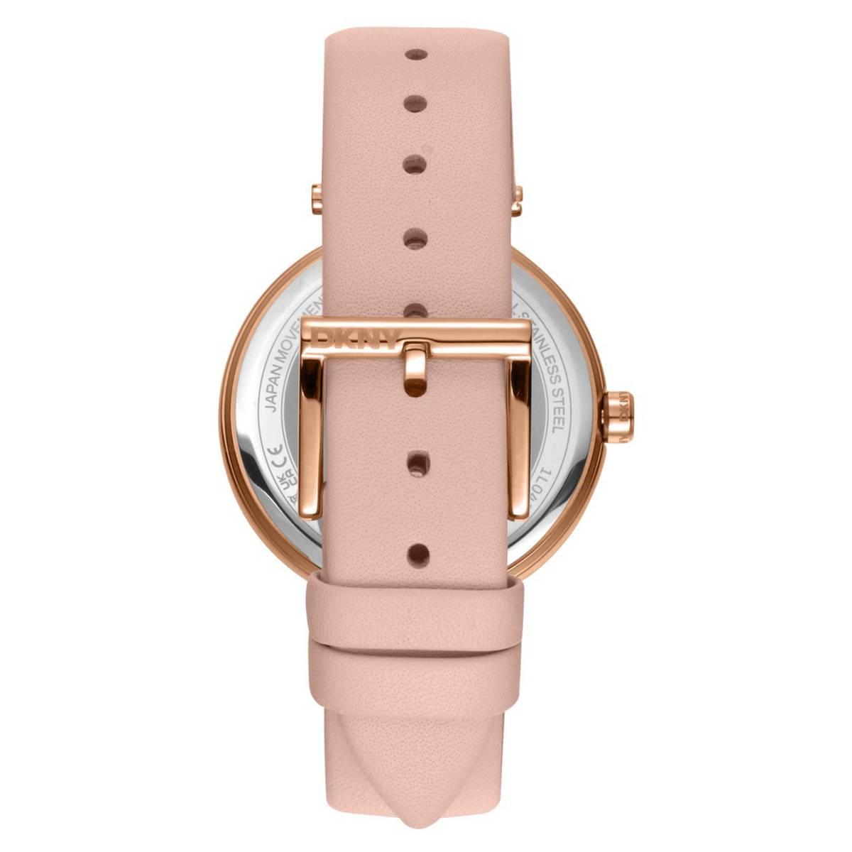 Womens DKNY Essential Logo White Dial Analog Watch - DK1L041L0035