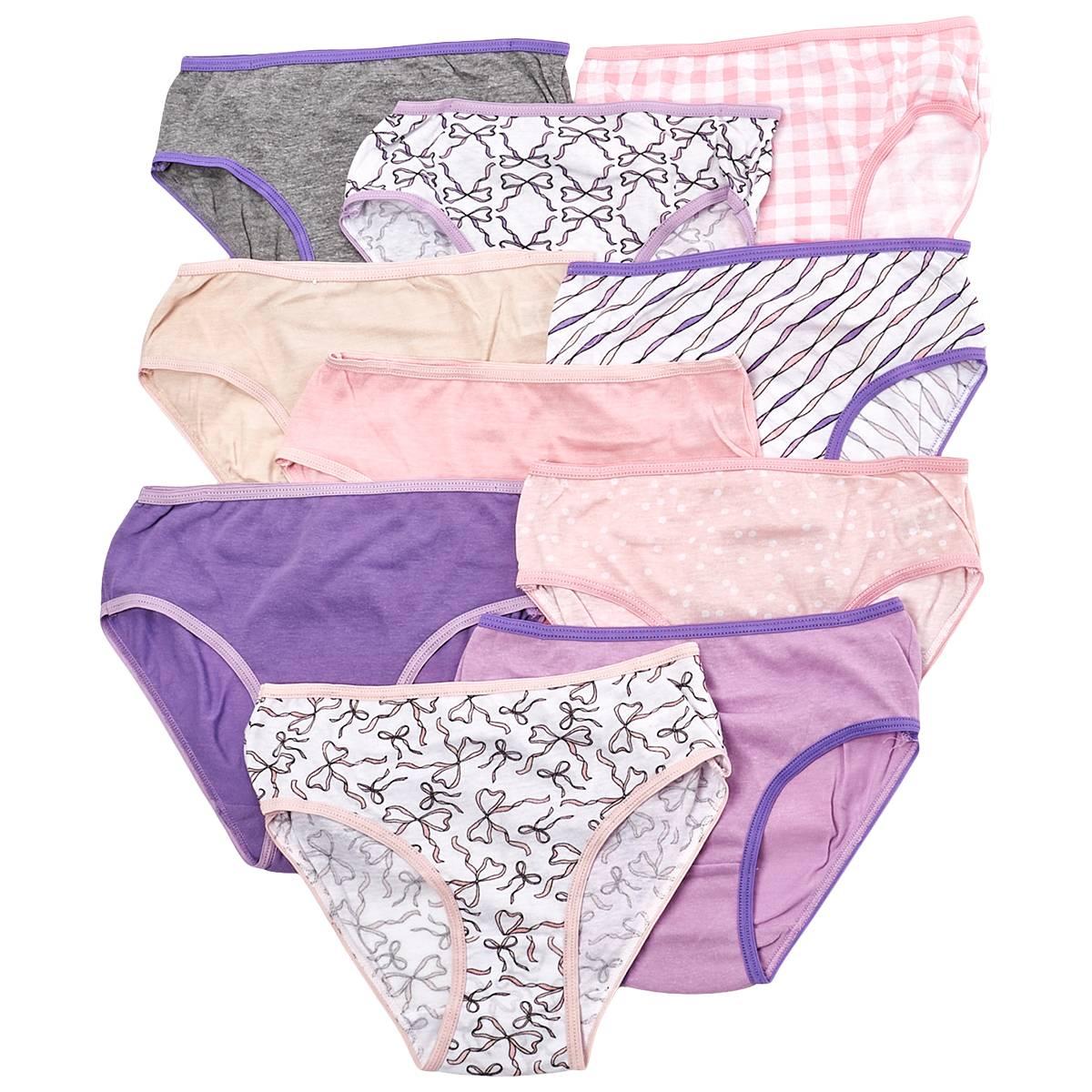 Girls (4-6x) Sweet Princess 10pk. Mixed Bows Panties