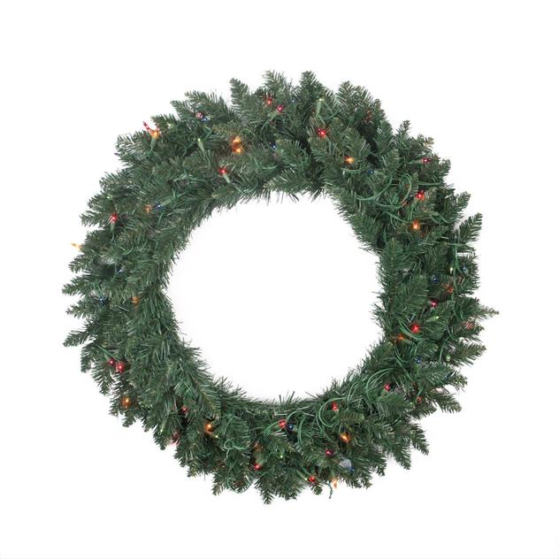 Northlight 30in. Pre-Lit Pine Christmas Wreath