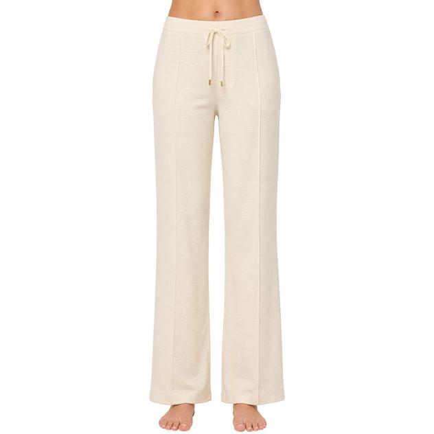 Womens Rafaella® Drawstring Solid Wide Leg Casual Pants