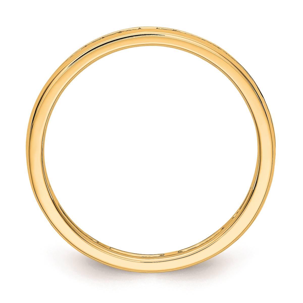 Pure Fire 14kt. Yellow Gold Lab Grown 1/2ctw. Eternity Band