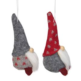 Northlight Seasonal Santa Gnomes Christmas Ornaments - Set of 2