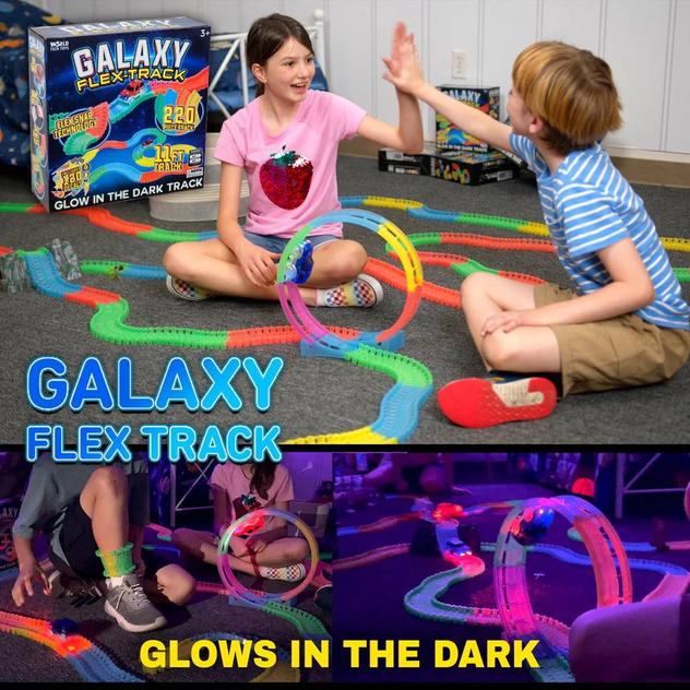 World Tech Toys Galaxy Flex 220pc. Glow Track