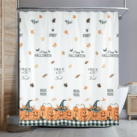 Avanti Pumpkin Patch Halloween Shower Curtain