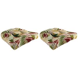 Jordan Manufacturing Oasis Gem Wicker Chair Cushions - Set Of 2