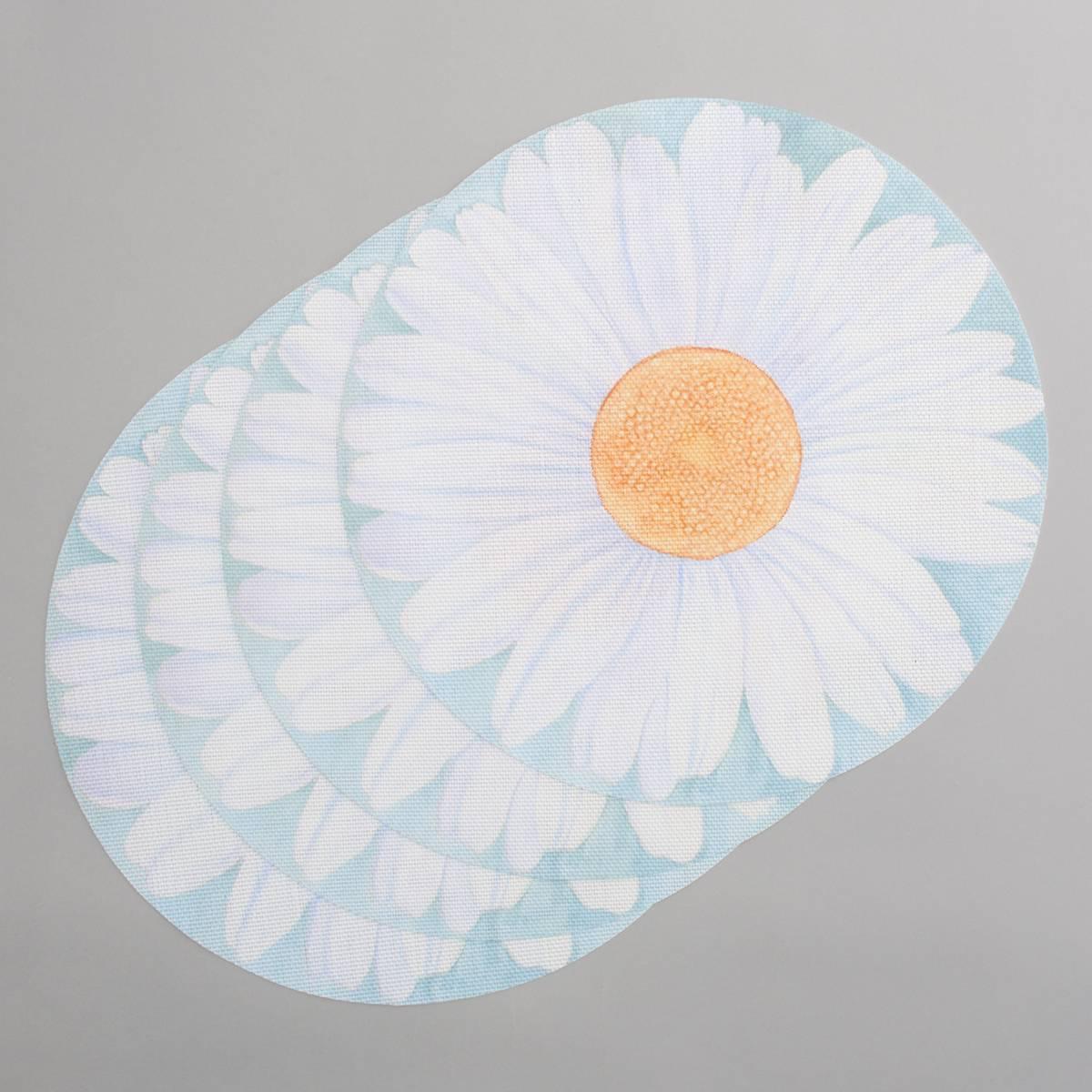 Bursting Daisy Dig Print Placemats - Set of 4