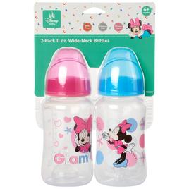 Baby Girl Disney 2pk. Minnie Mouse 11oz. Wide-Neck Bottles