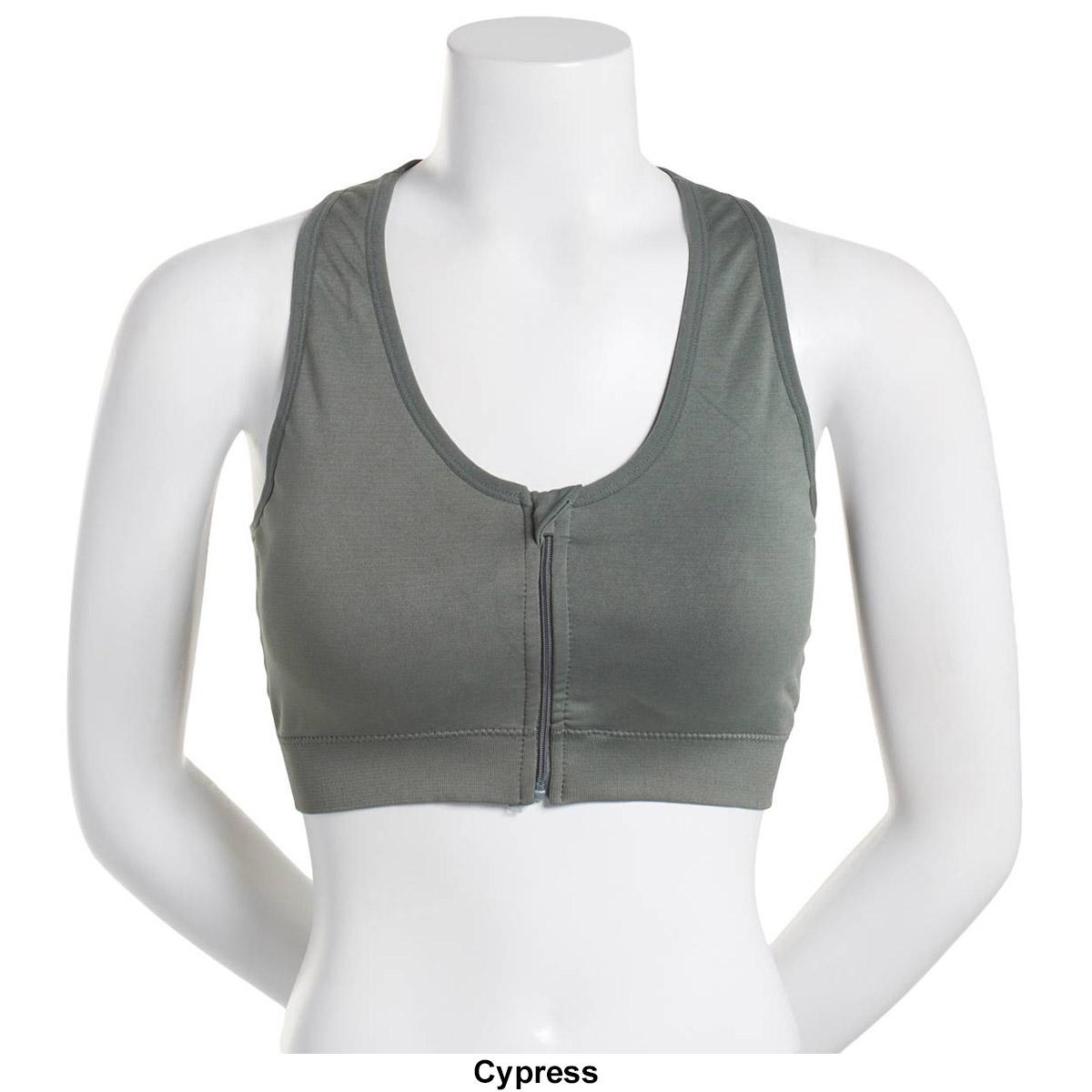 Womens Shadow Sport Seamless Zip Front Sports Bras SSW0189